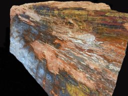 Designation Slab 4B The Blue Board. The Arizona Sapphire: A 220-Million-Year-Old Miracle in Blue.